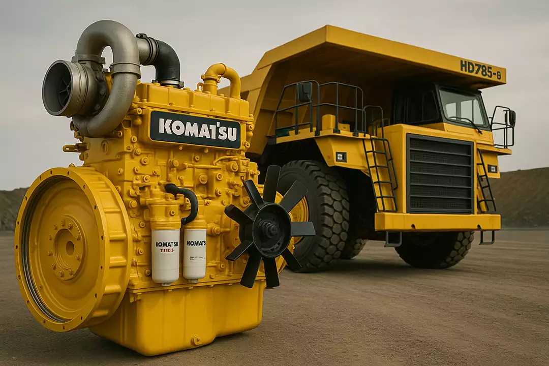 سیستم سوخت‌رسانی در موتور کوماتسو 170E3