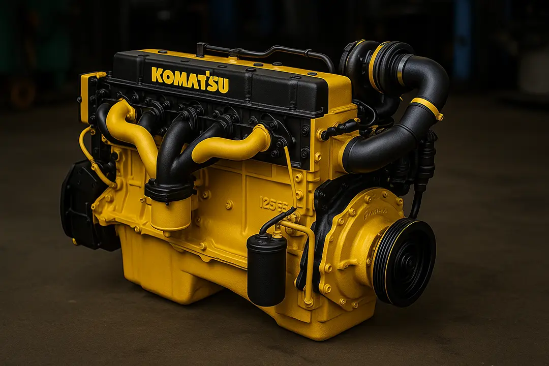 موتور کوماتسو مدل 125e5