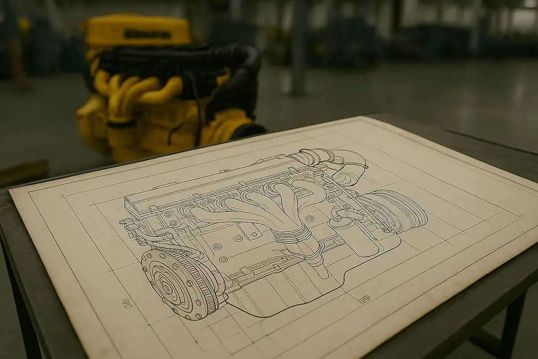 طراحی مهندسی موتور