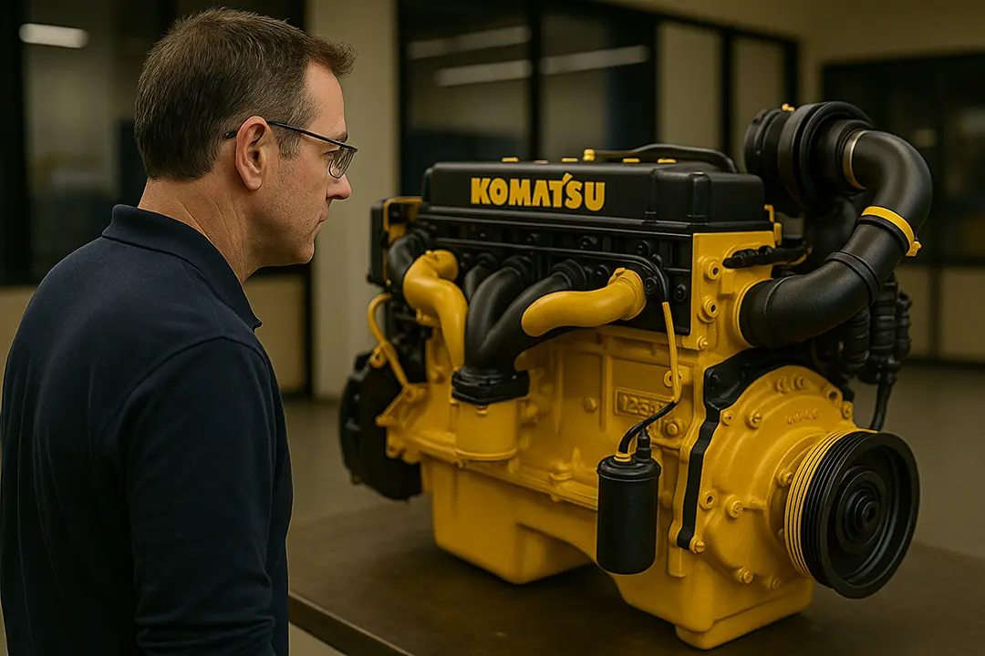 موتور کوماتسو مدل 125e5 یک انتخاب هوشمندانه