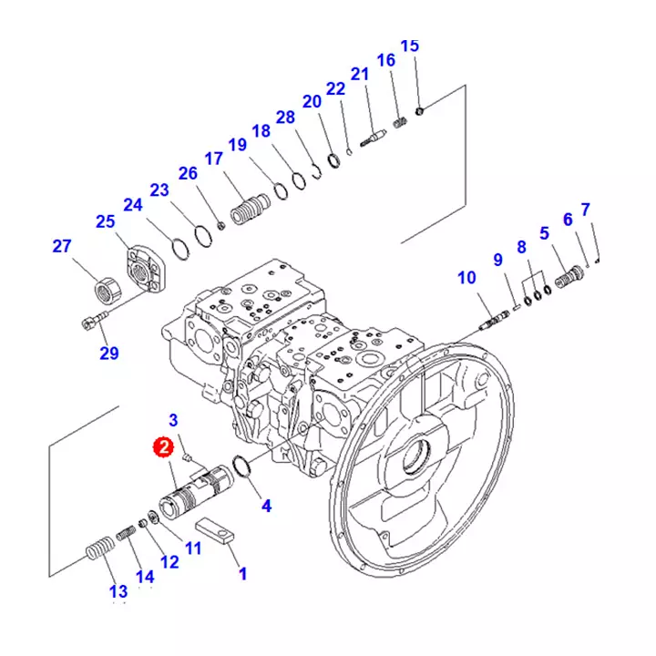 پیستون سروو پمپ