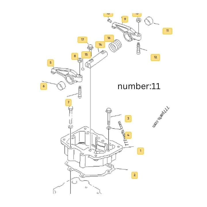 بوش شافت اسبک موتور کوماتسو 6D125