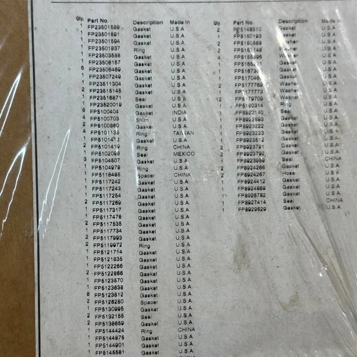 واشر کامل تعمیر موتور دیترویت