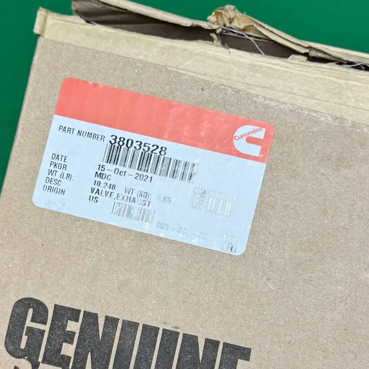 سوپاپ دود و خار نگهدارنده سوپاپ موتور کامینز QSK19