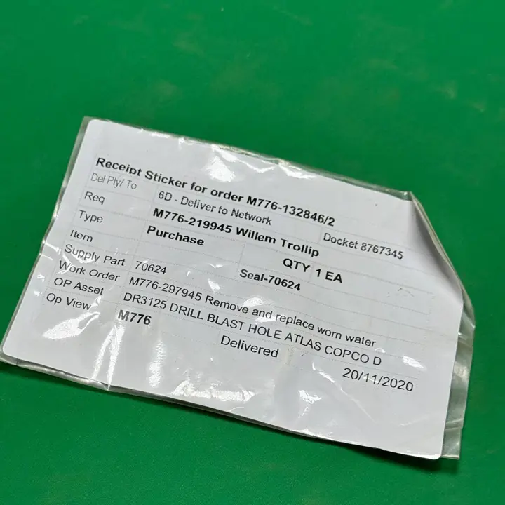 36.1اورینگ روغن سرد کن موتور کامینز KTA19 , KTA50