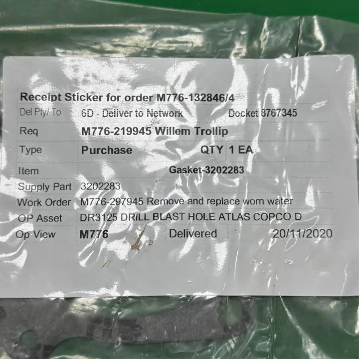 36.1اورینگ روغن سرد کن موتور کامینز KTA19 , KTA50