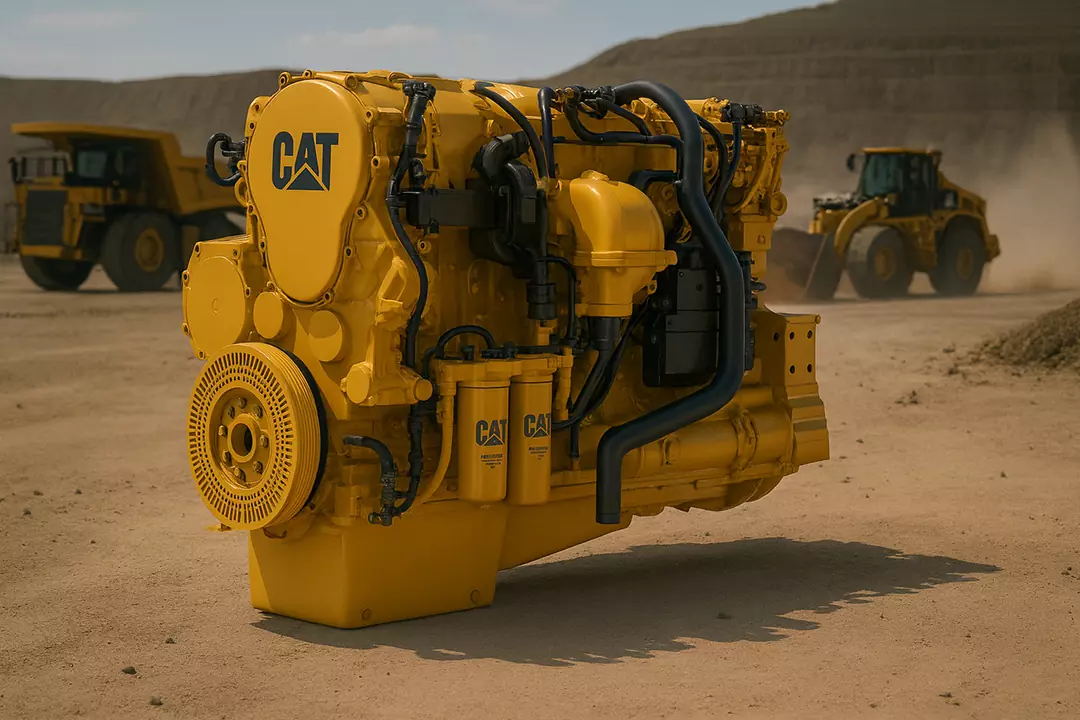 موتور کاترپیلار مدل C18 در صنایع مختلف معدنی راه سازی