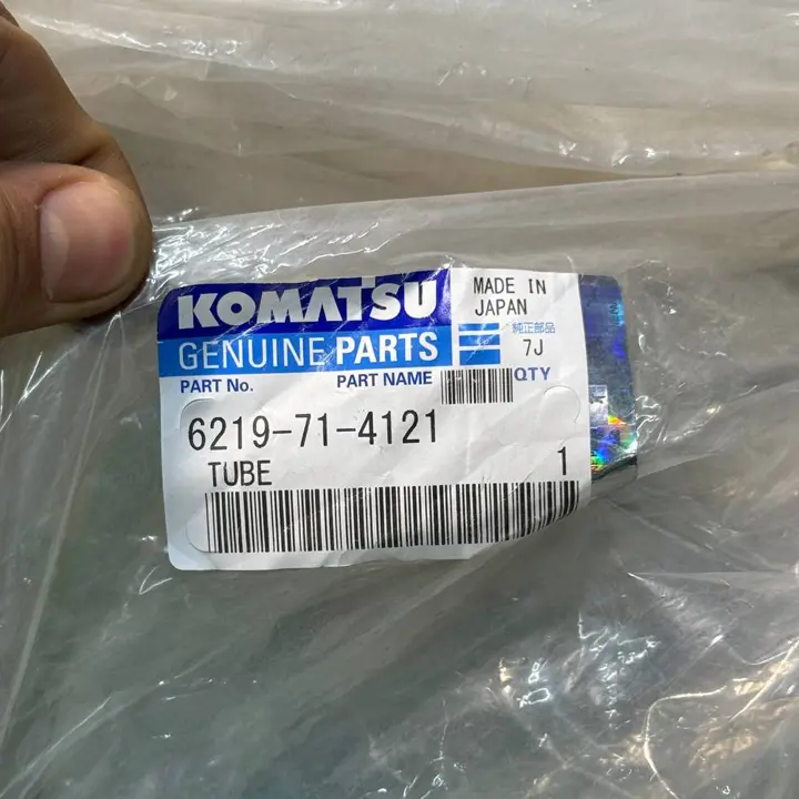 6219-71-4161 لوله انژکتور شماره 6 سمت راست موتور کوماتسو SAA12V140E-3