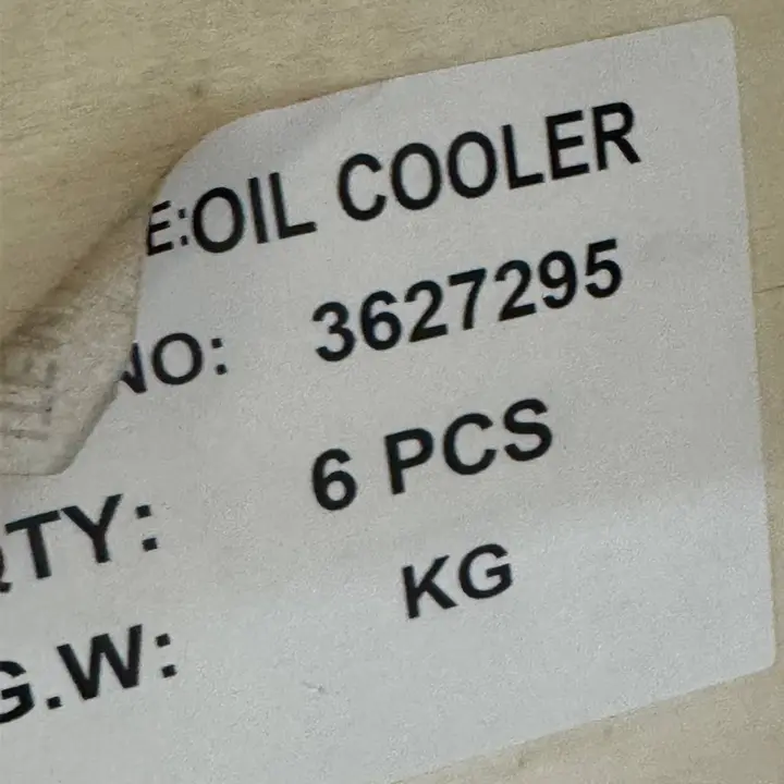 کولر روغن چهار کاناله موتور کامینز KTA38